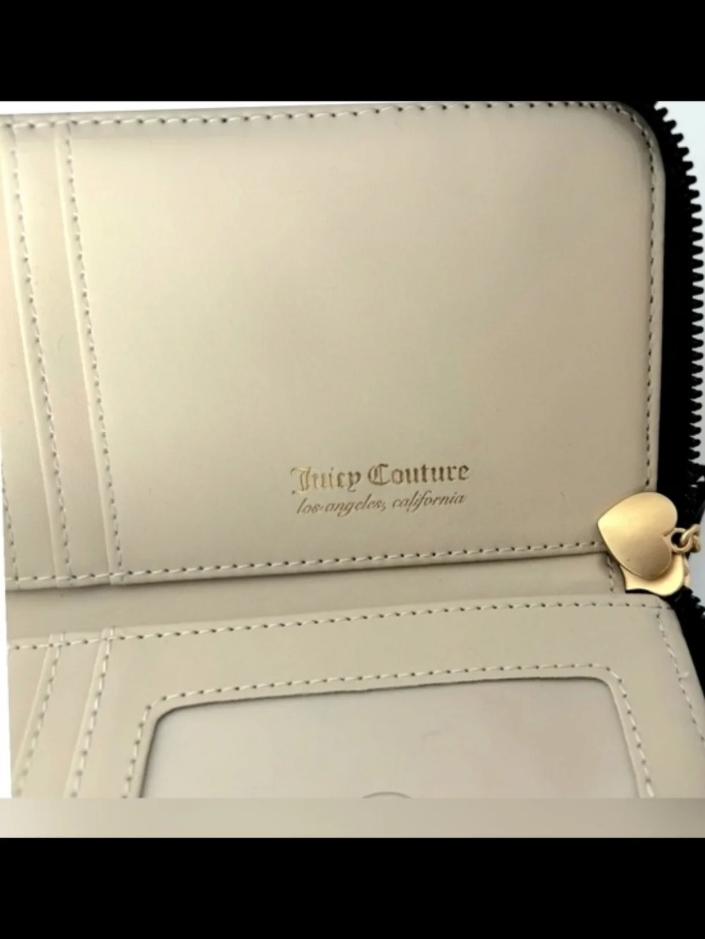 Juicy Couture Dusty Blush and Chocolate Double Zip Around Wallet-NWT!